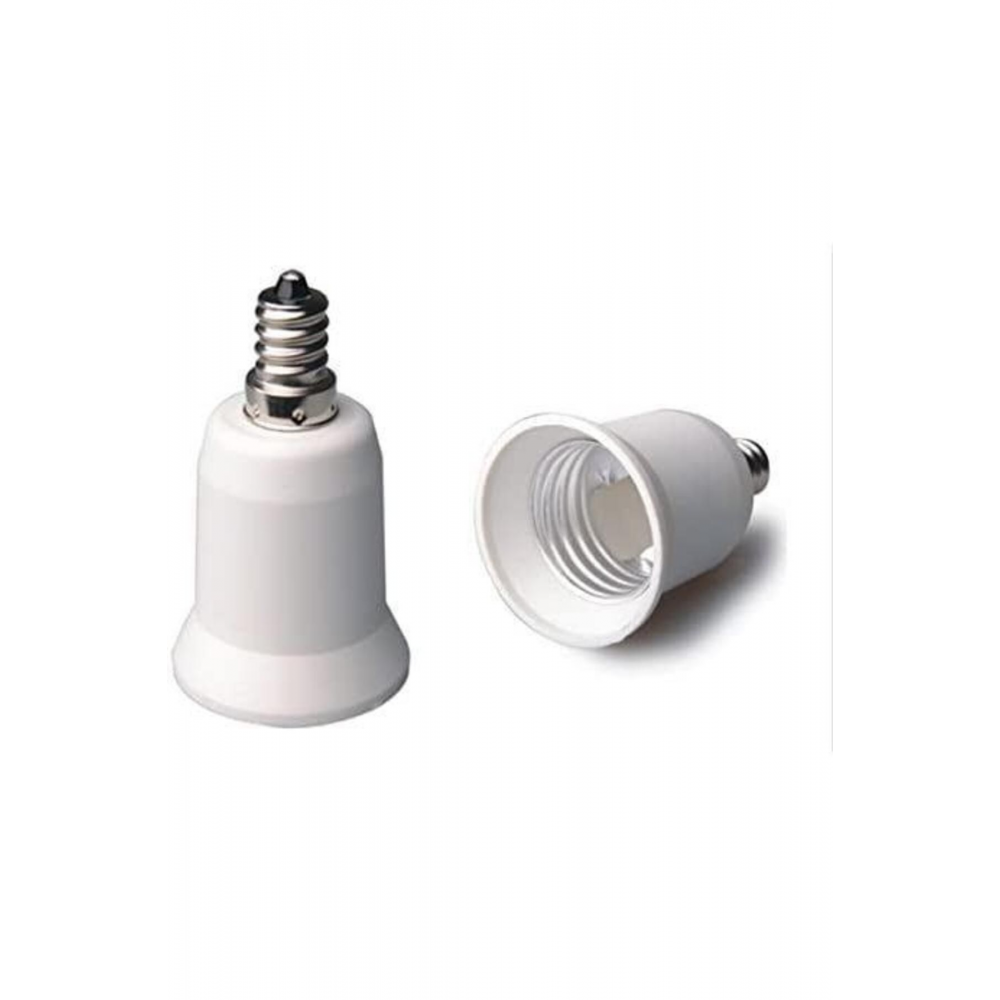 E14 - E27 Duy Dönüştürücü Adaptör - Mum Duy Standart Duy Çevirici