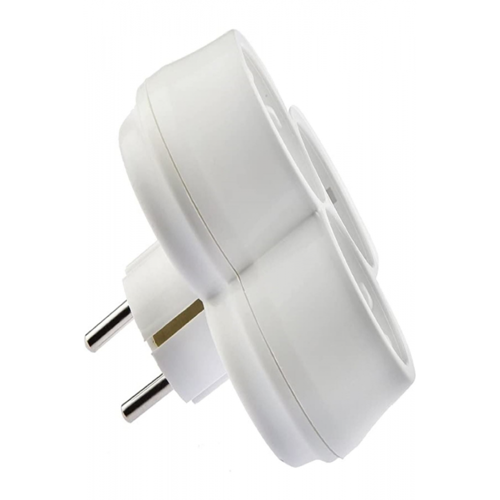 3'lü Topraklı Papatya Golyat Fiş Priz