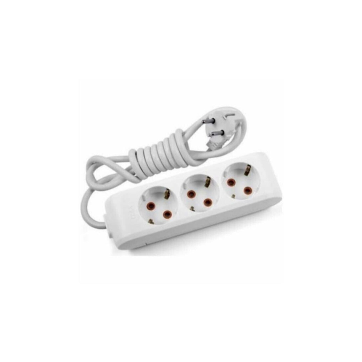 Viko 3'lü Üçlü Topraklı Uzatma Kablolu Grup Priz 2 Metre Orijinal Ürün