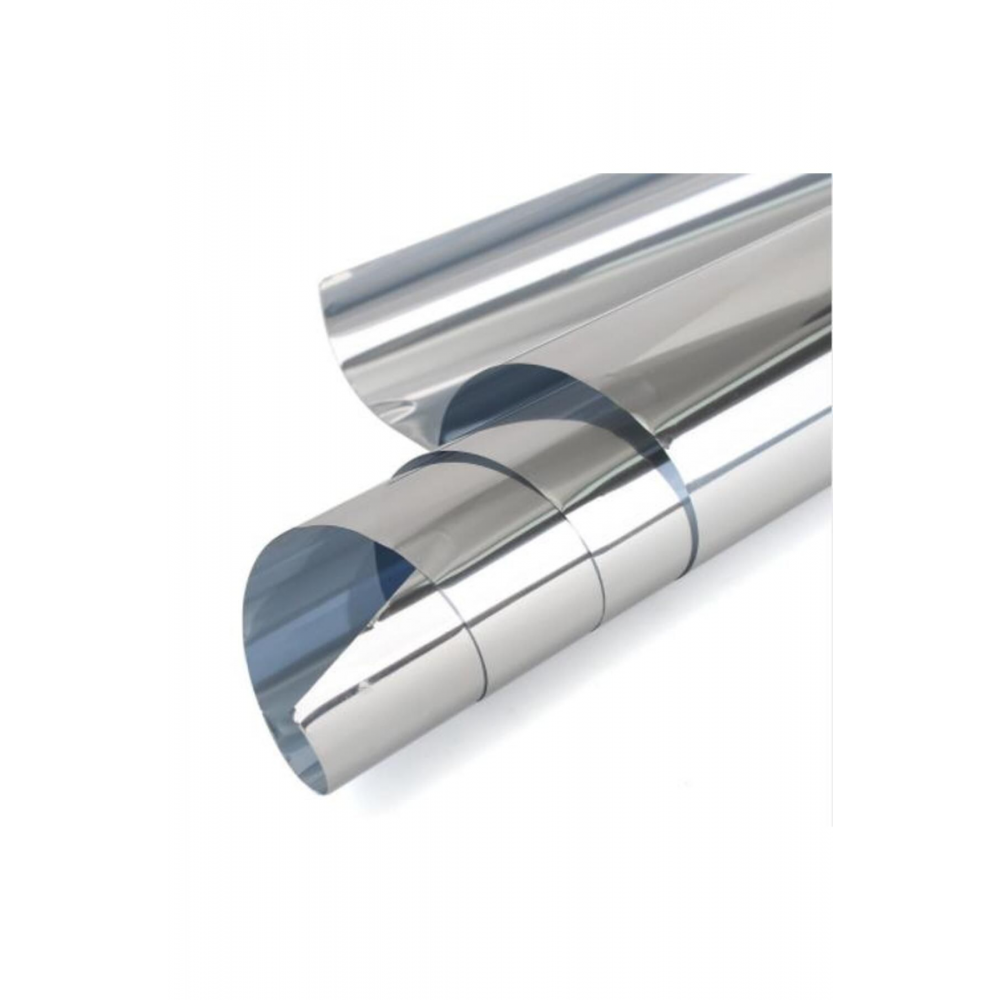 Aynalı Cam Filmi Isı Yalıtım Özellikli Cam Filmi 90 Cm X 2 Metre