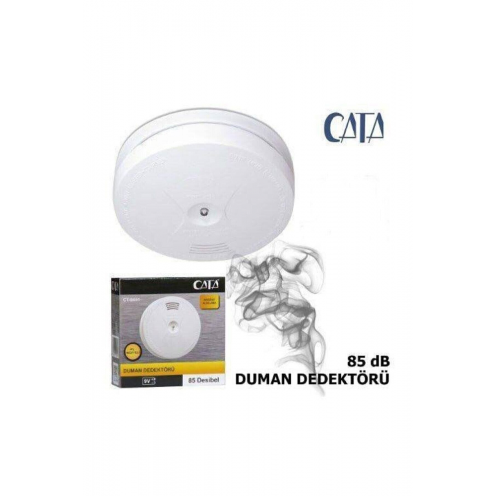 Cata Ct-9451 Pilli Duman Dedektörü