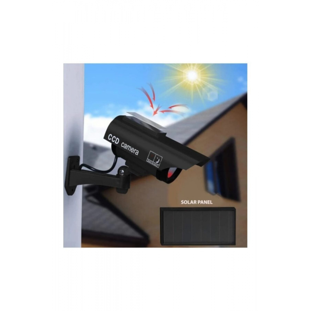 Güneş Enerjili Solar Sahte Kamera Solar Caydırıcı Su Geçirmez
