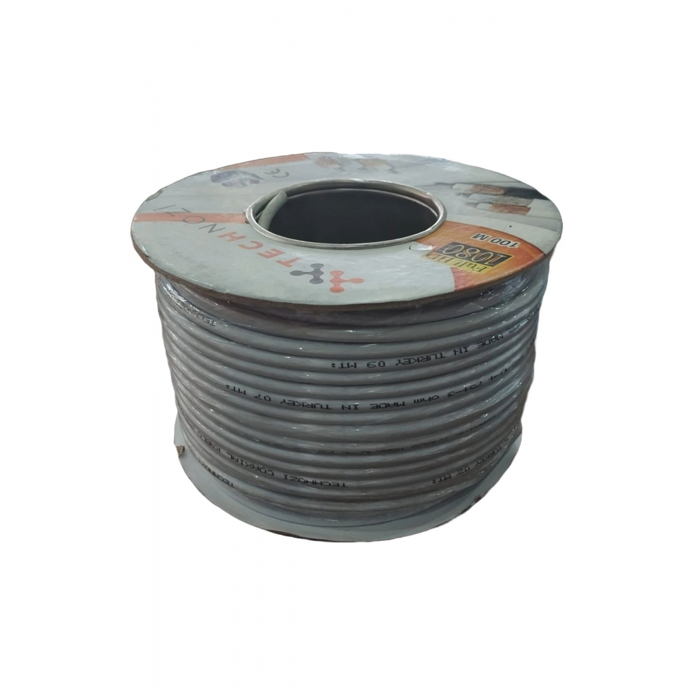 Çanak Anten Kablosu Rg6 U4 48 Tel Anten Kablosu 100 Metre