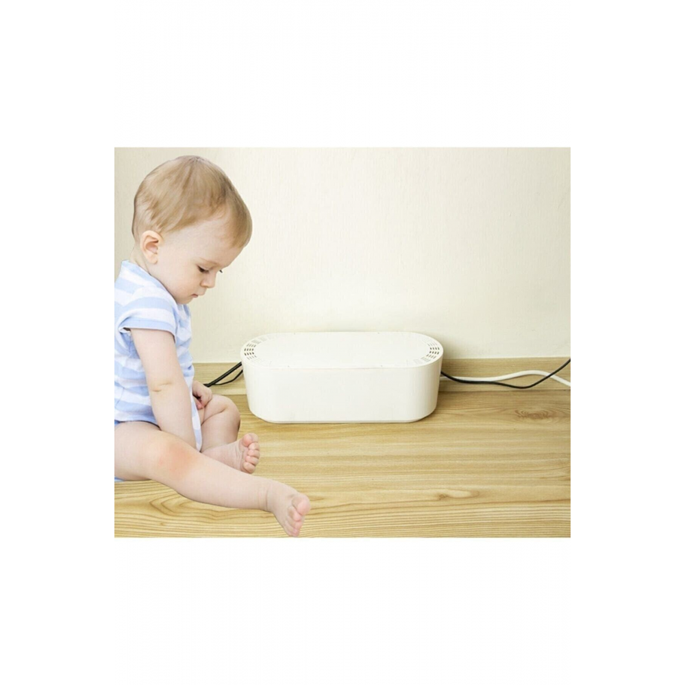 Kablo Düzenleyici Organizer Kutu - Priz Kutusu - Priz Düzenleyici Kablo Organizer