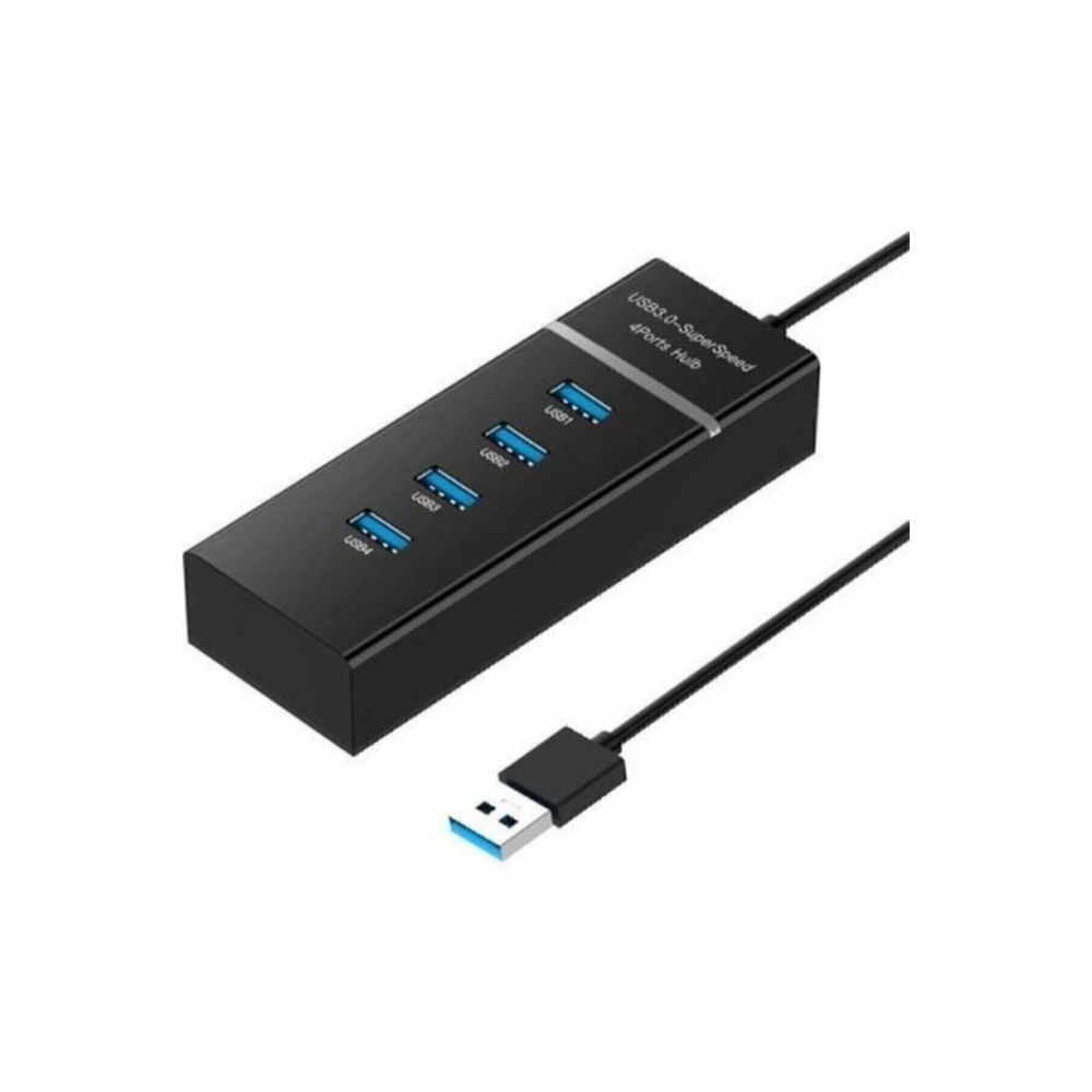 3.0 Usb Çoğaltıcı 4 Port Yüksek Hızlı Usb Hub Çoklayıcı Tüm Cihazlarla Uyumlu