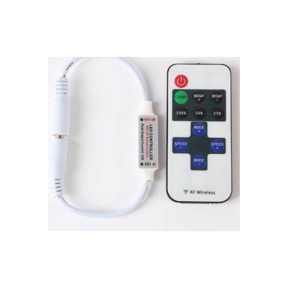 Rf Uzaktan Kumandalı Şerit Led Dimmer Led Işık Kontrolü 12v/24v