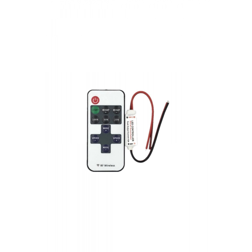 Uzaktan Kumandalı Şerit Led Dimmer Led Işık Kontrolü 12v/24v