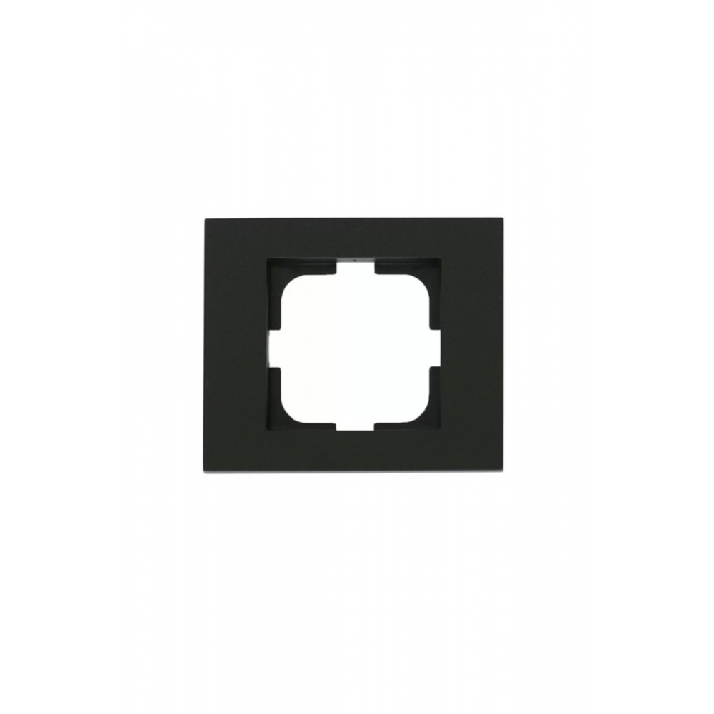 Ovivo Grano Siyah Topraklı Priz Çerçeve Dahil