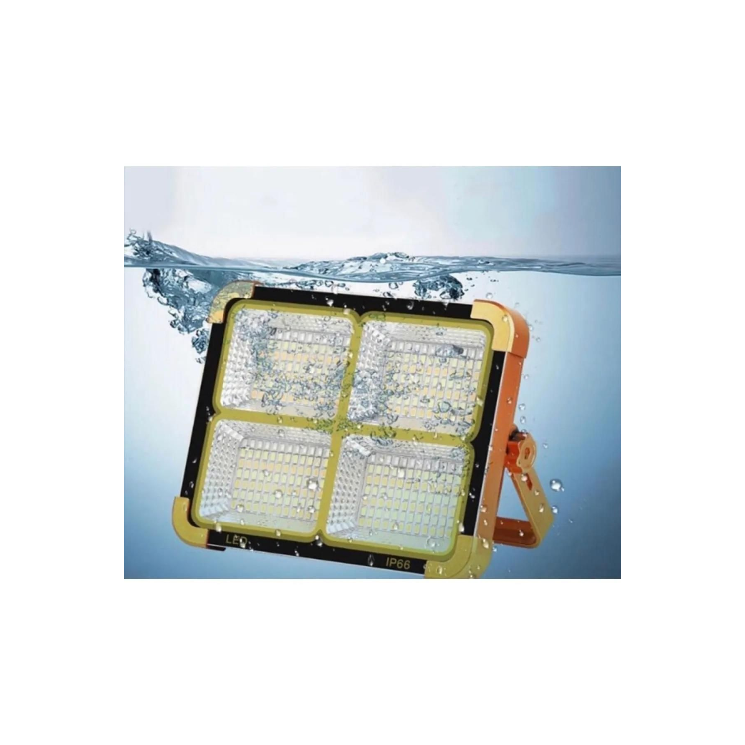 Portatif Solar 200w Led Projektör Çakar Modlu 6400k 4000k 3200k Ct-4698