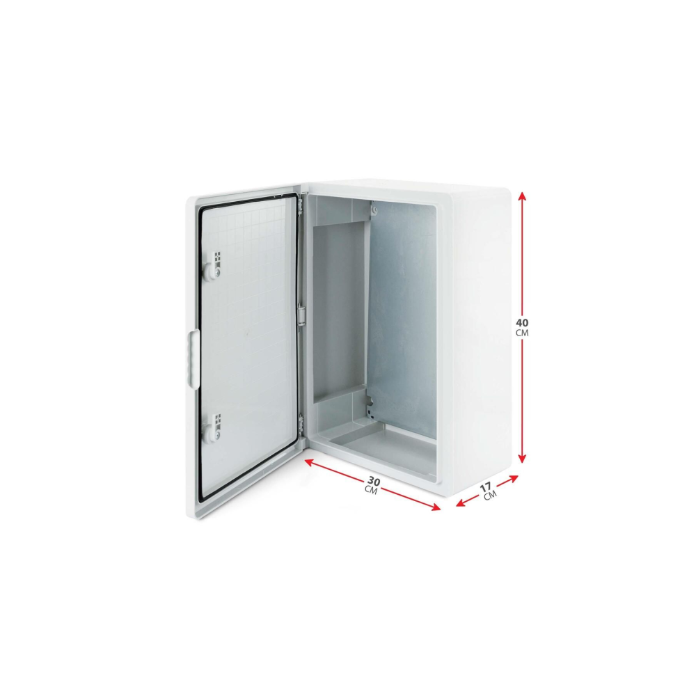Akab-300400 Opak Kapaklı Abs Plastik Elektrik Panosu (30X40X17 CM)