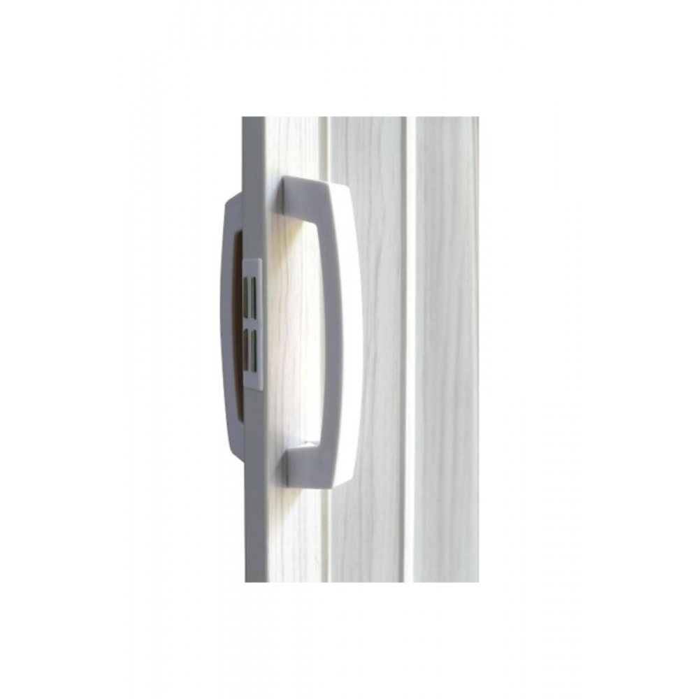 Akordiyon Katlanır Kapı Çıtalı Beyaz Bk1021b