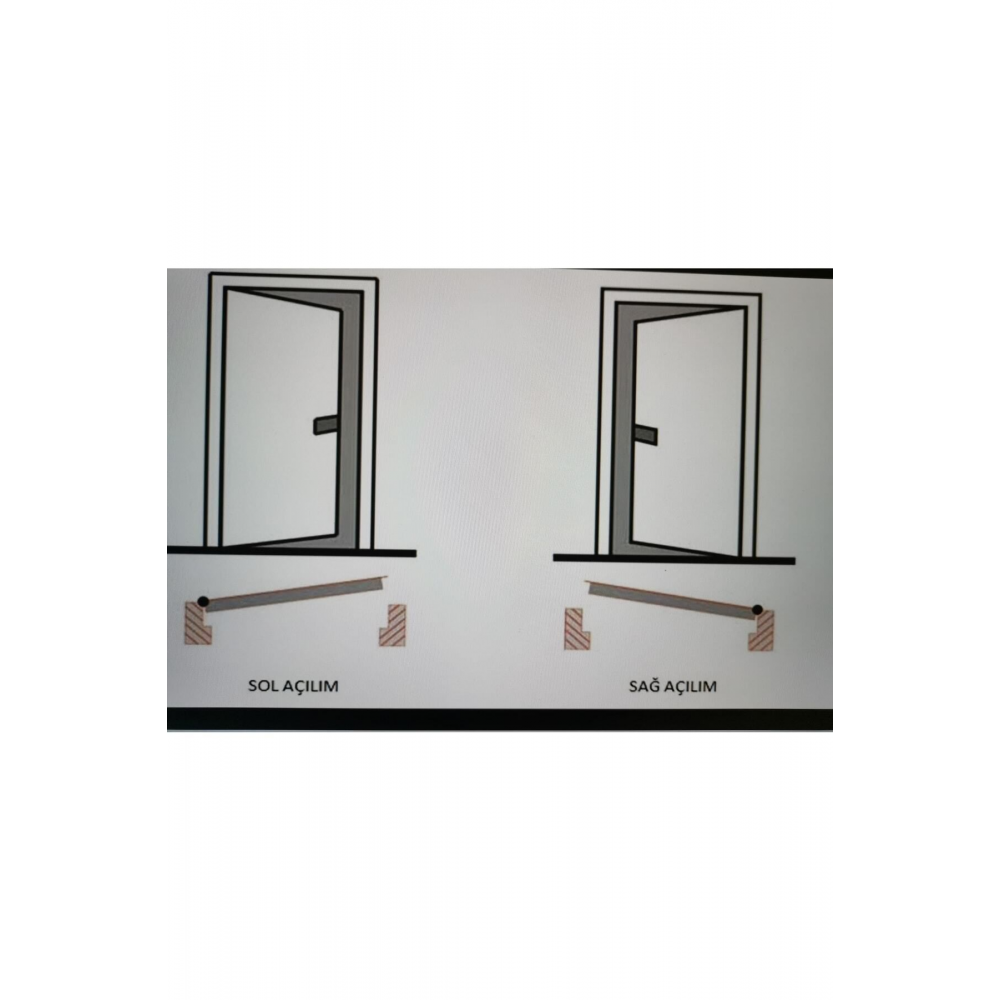 Dış Iklim Çelik Kapı Sol