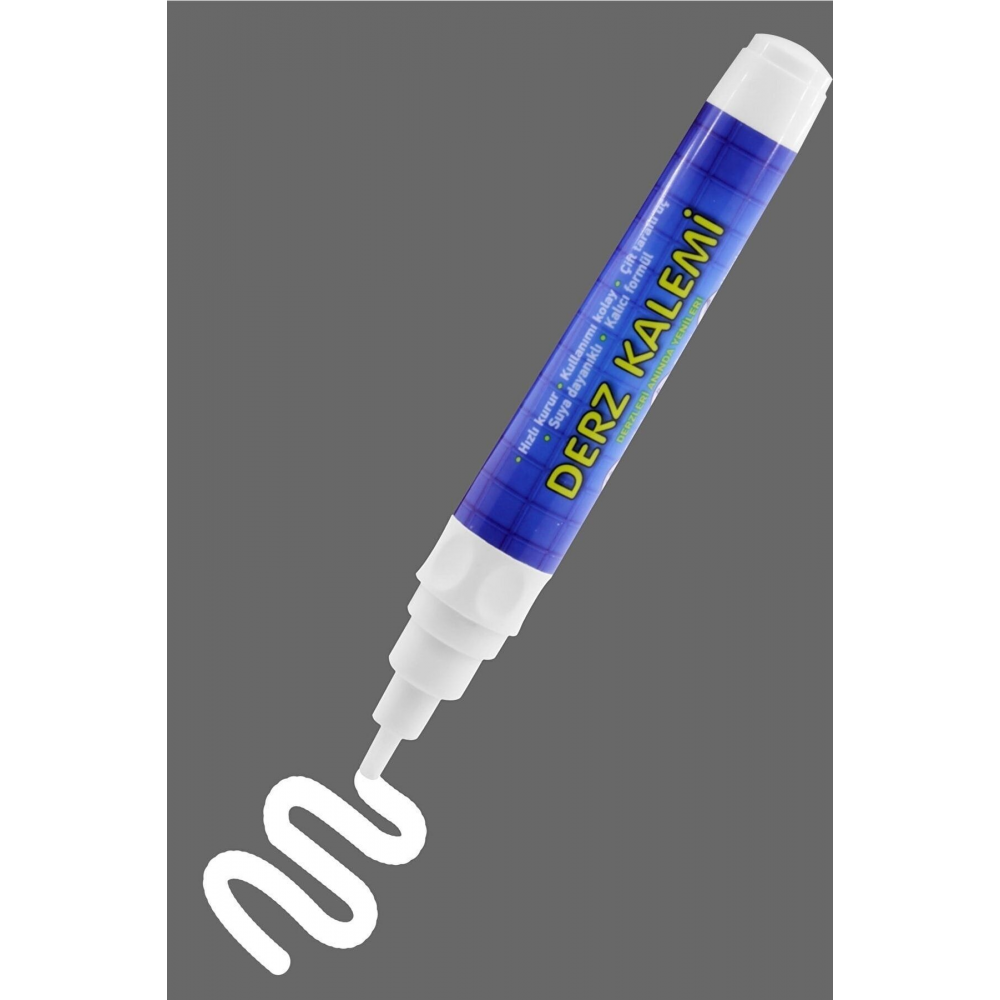 Derz Dolgu Kalemi Fayans Beyaz Hızlı Kuruyan Su Bazlı Kokusuz Kalıcı Yenileme