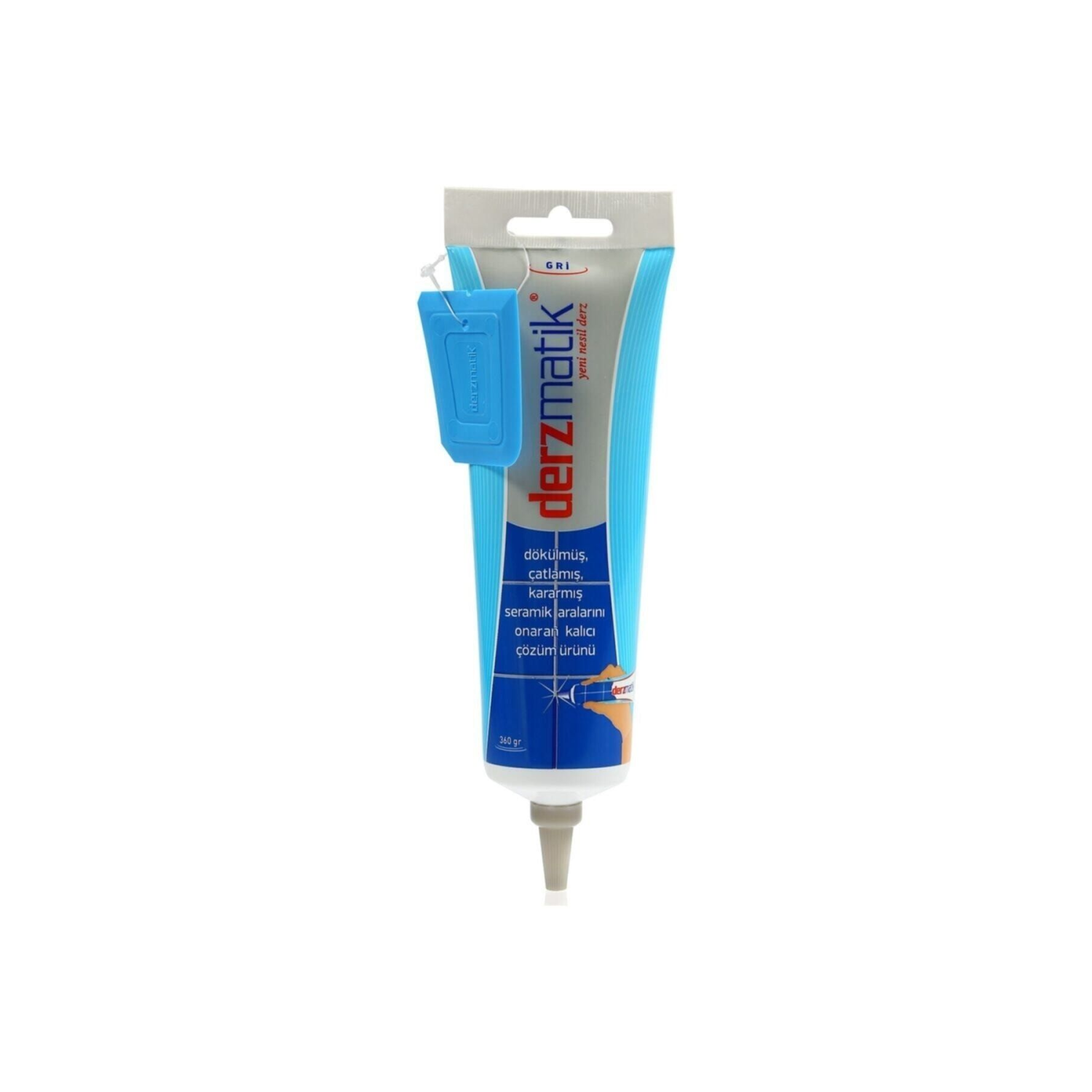 Gri Renk Gaga Uçlu Fayans Mermer Seramik Derz Dolgusu