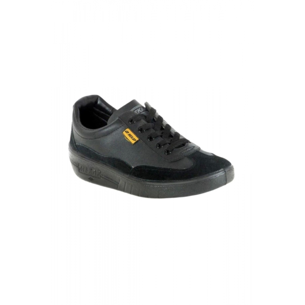 Siyah Hakiki %100 Deri Iş Bahçe Sağlam Dayanıklı Ojinal Hakiki Çelik Burun Değildir