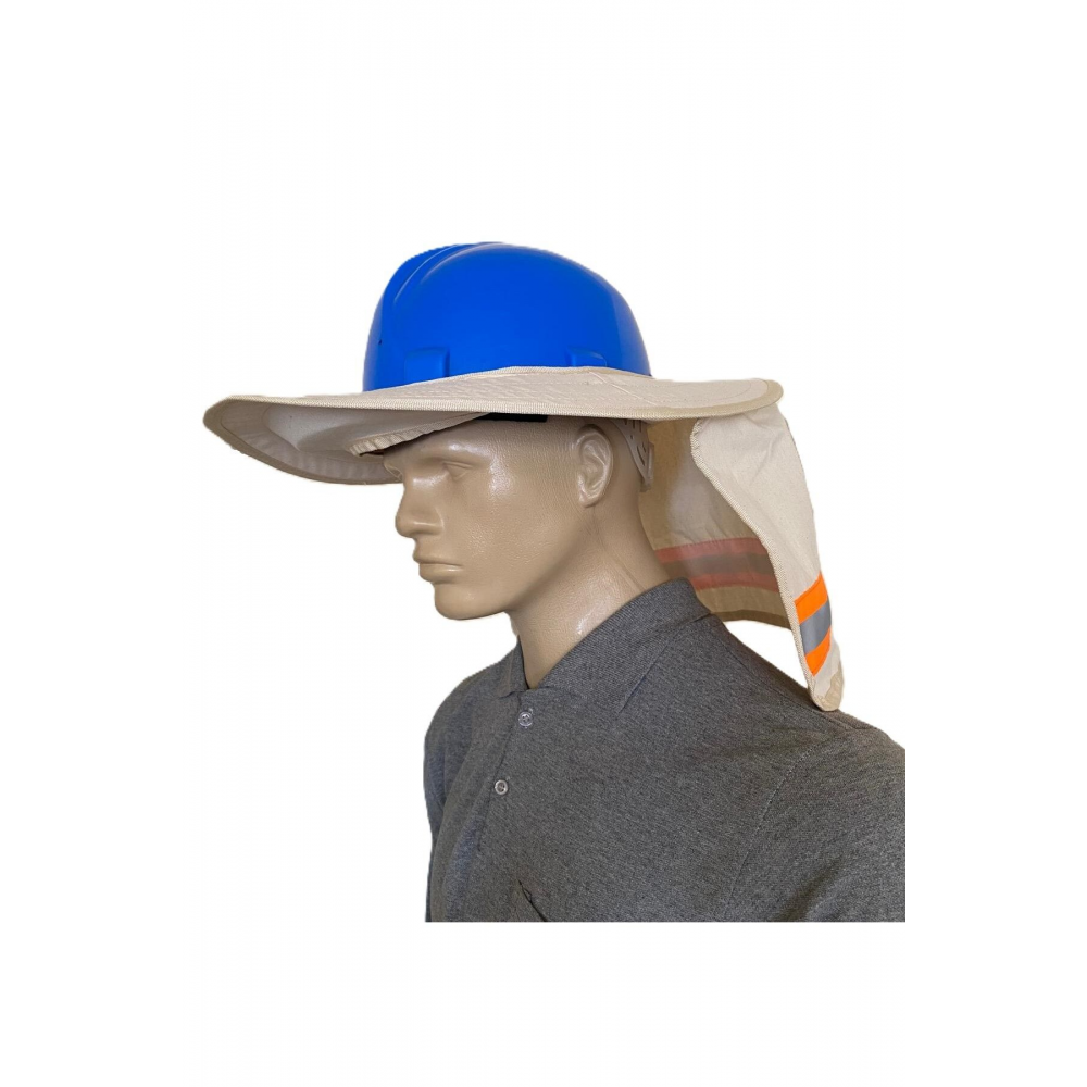 Baret Güneşliği Tam Kenarlı Baş Ve Boyun Korumalı Güneş Koruyuculuğu Siperlik Şapka