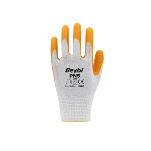 Pn5 Polyester Örme Nitril Eldiven (10 XL) 1 Çift