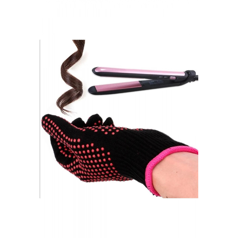 Sge Teknoloji Yüksek Sıcaklığa Dayanıklı Saç Maşası Ev Mutfak Için Kaymaz Eldiven