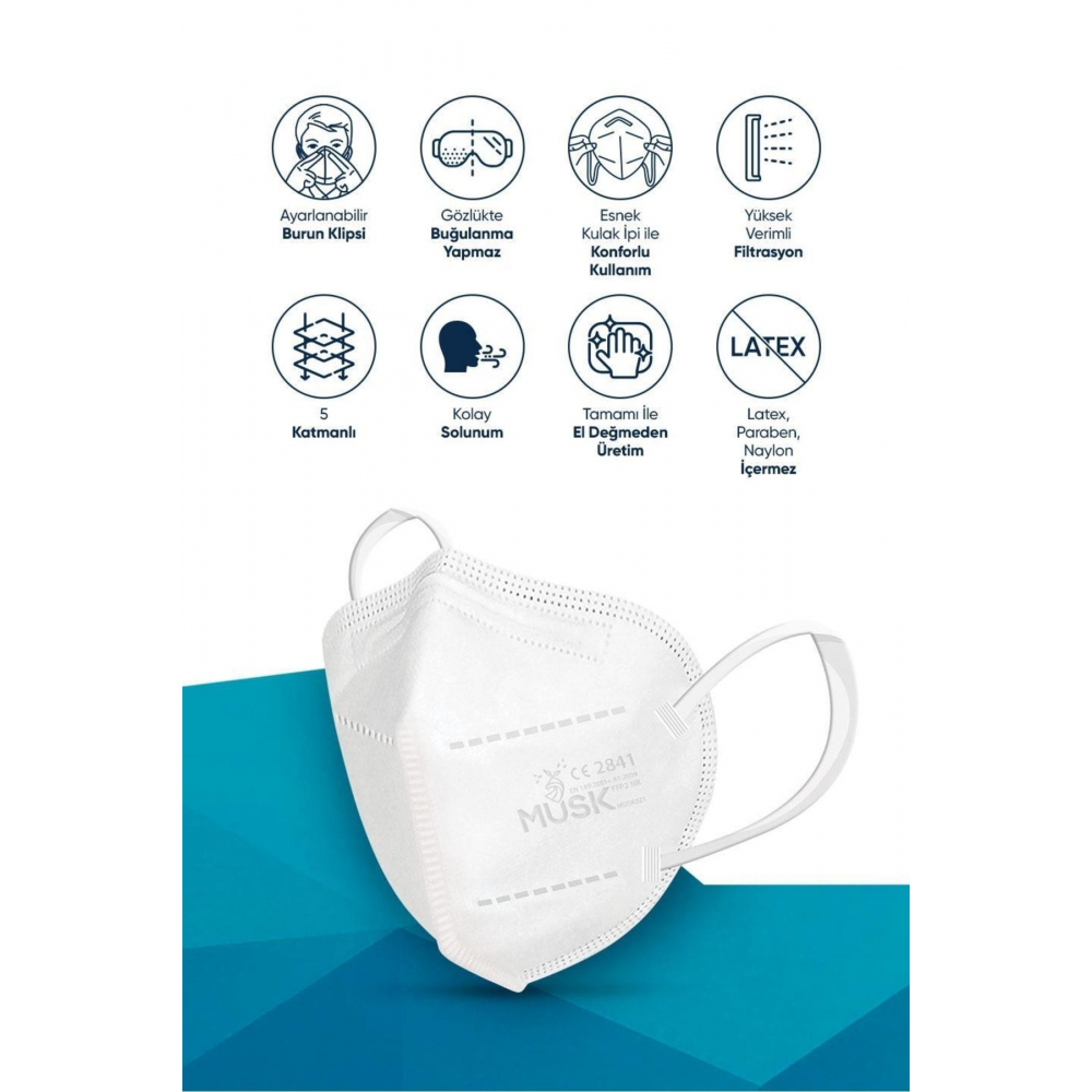 FFP2/N95 Maske Mix 20 Adet