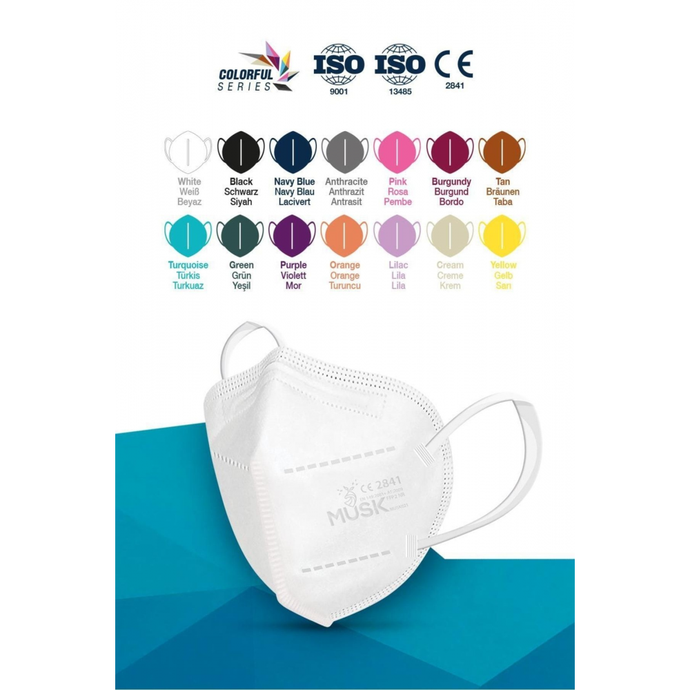FFP2/N95 Maske Mix 20 Adet
