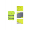 Fosforlu İkaz Yeleği Sarı 5 cm Reflektörlü Standart