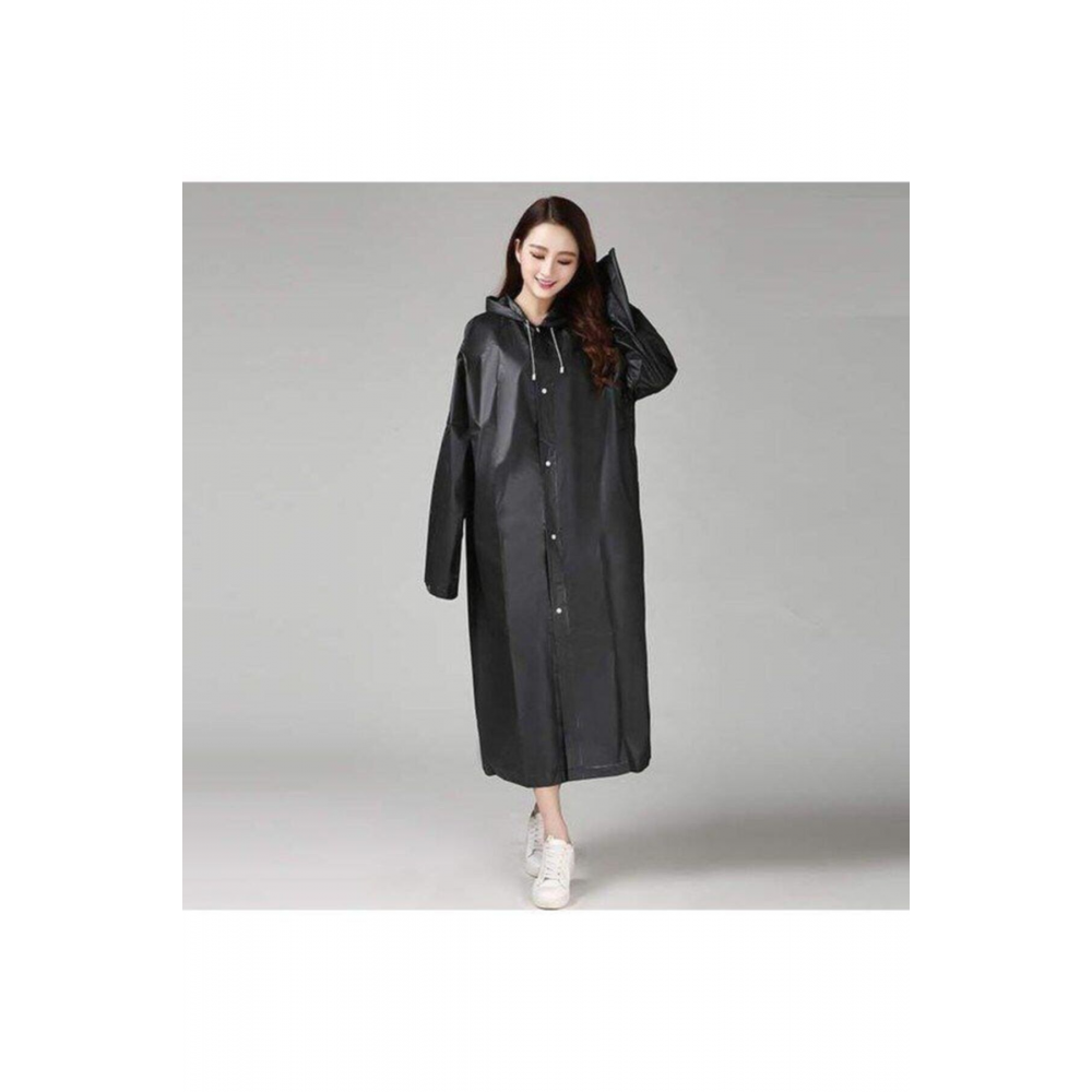 Unisex Yağmurluk, Şeffaf Su Geçirmez Pvc Şık Kıyafetüstü Eva Yağmurluk