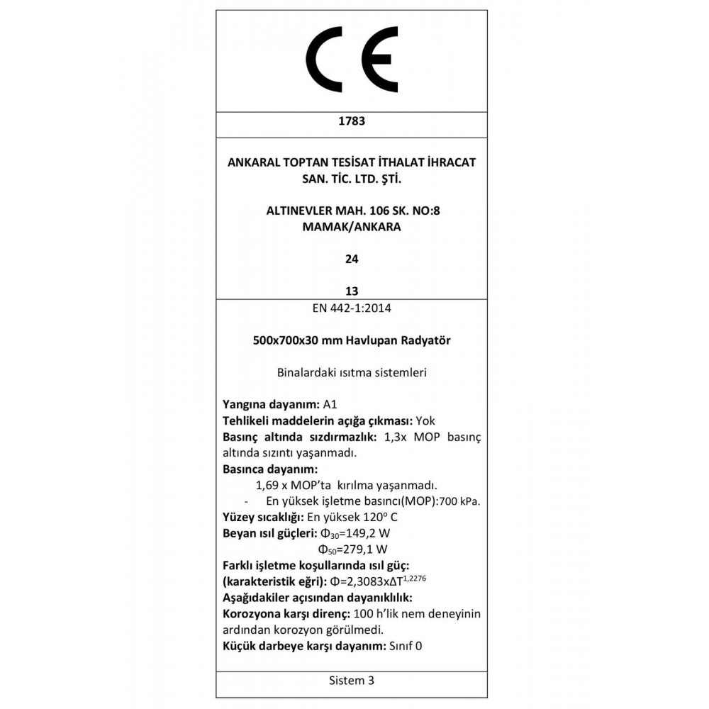 Beyaz Havlupan 7 Yıl Garanti