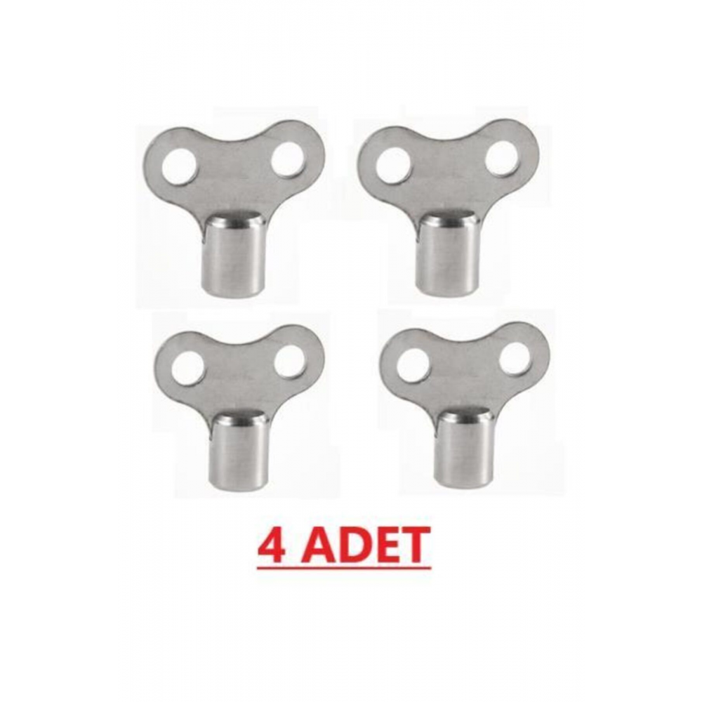 Radyatör Prujör Petek Havlupan Hava Alma Purjör Anahtarı 4 Adet