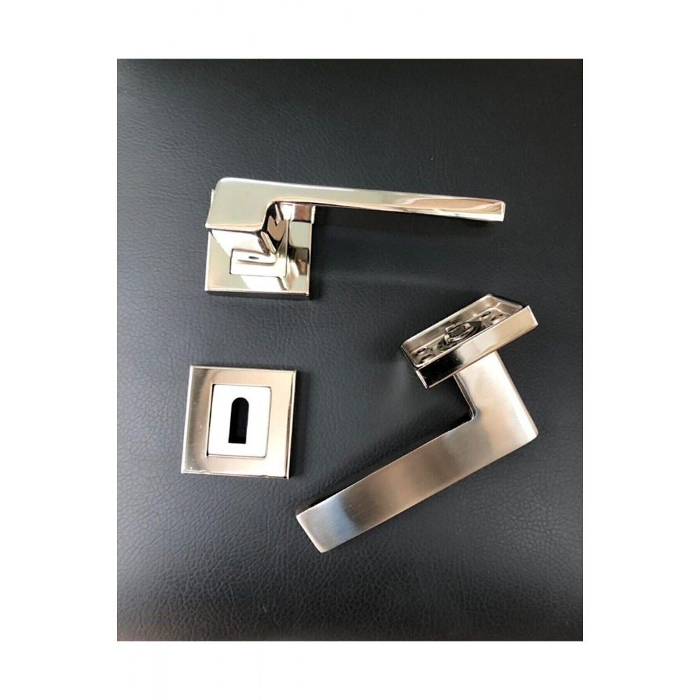 Anka Kare Oda Iç Kapı Kol Rozetli Kapı Kolu