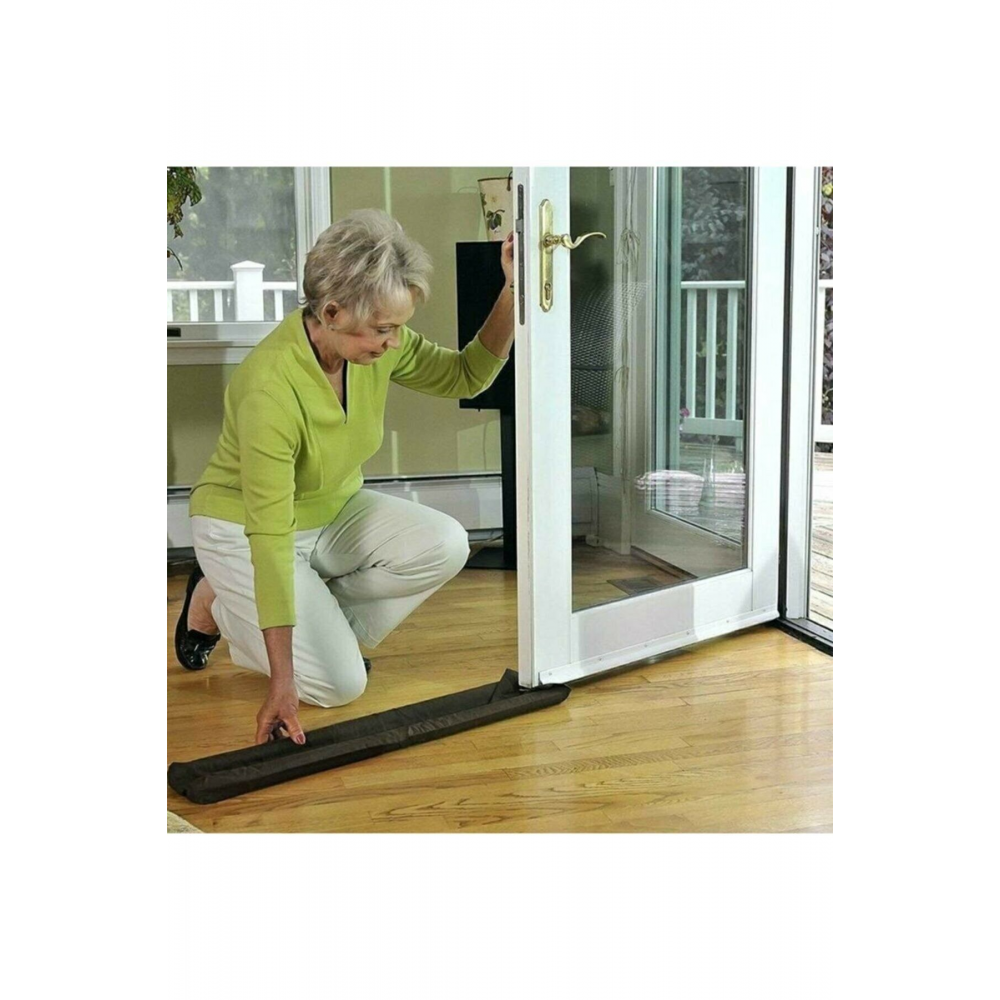 Kapı Altı Rüzgar Önleyici Isı Yalıtım Süngeri Rüzgarlık Toz Soğuk Sünger Çift Taraflı