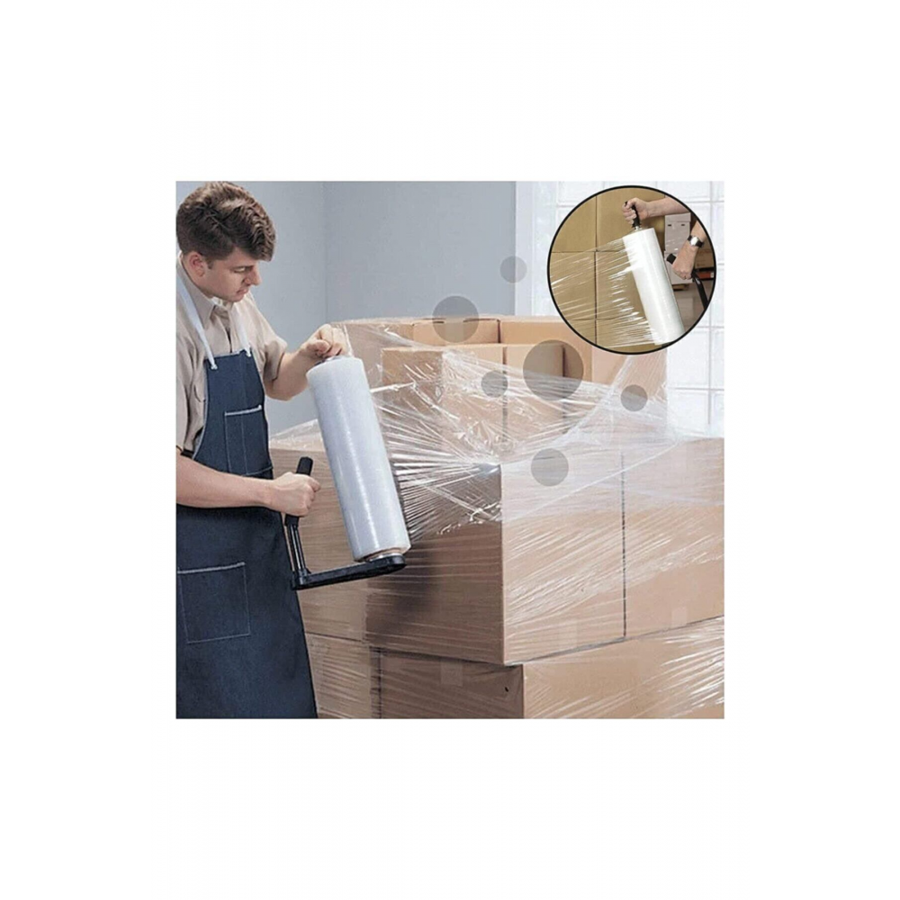 Palet Streç Film 17 Mikron 50 Cm X 30 M 1 Adet 750 gram