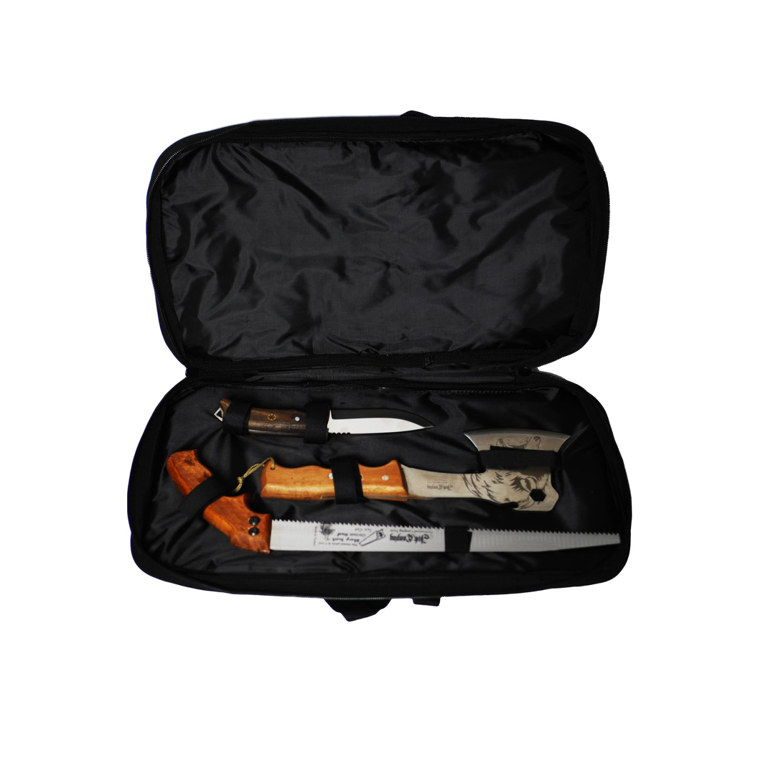 Profesyonel Çantalı Bushcraft kamp,doğa seti,Balta,testere,bıçak