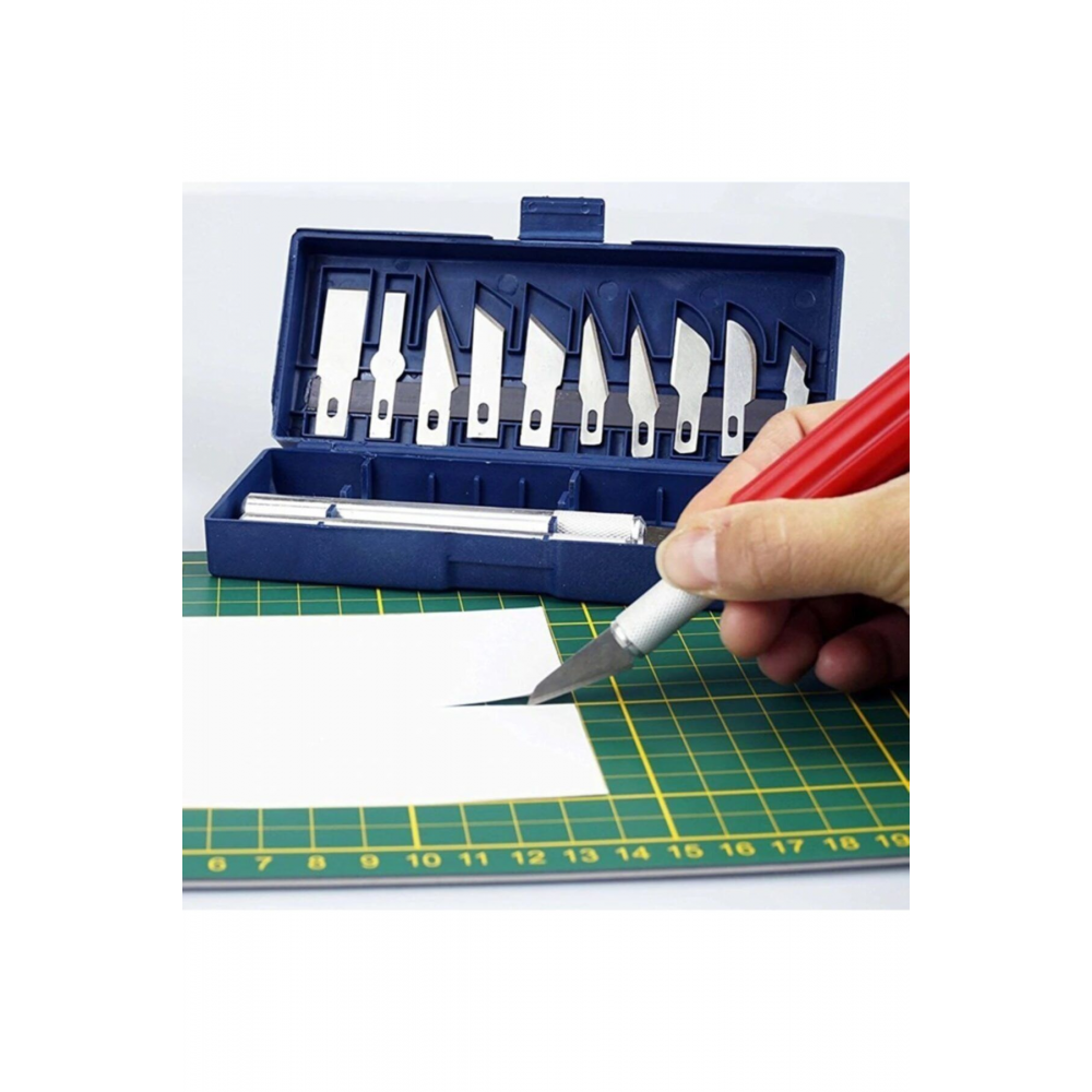 13 Parça Ahşap Oyma Seti El Keski Seti Kesici Kalem Ağaç Gravür Bıçak Oyma