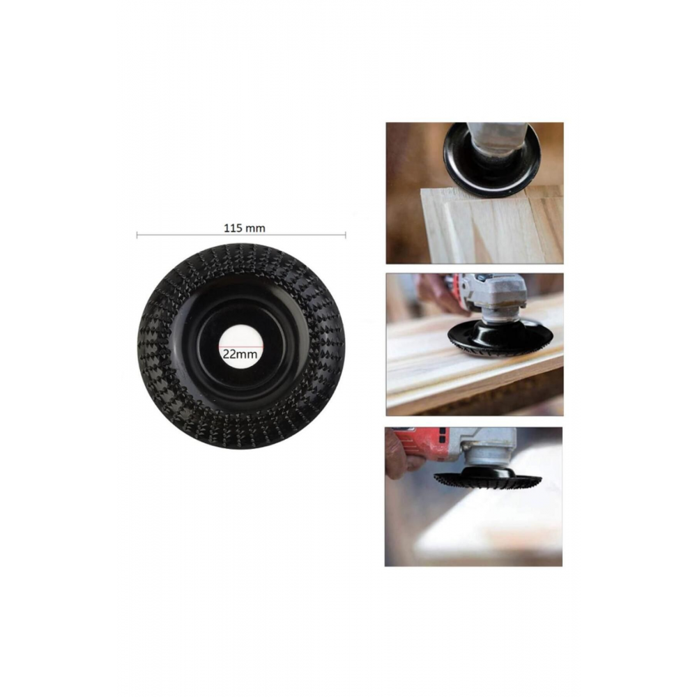 Ahşap Ağaç Törpü Eğe Disk Şekillendirme 115 mm Avuç Taşlama Uyumlu