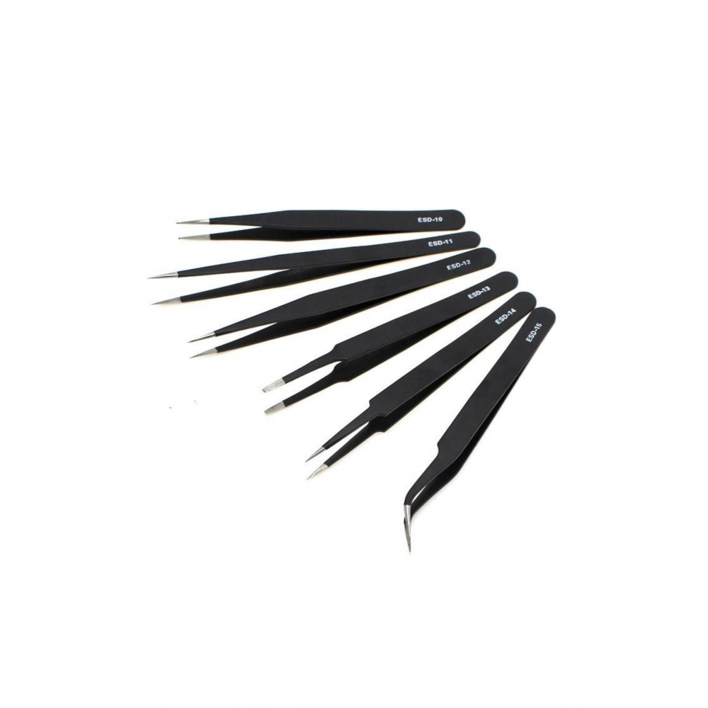 6 Parça Antistatik Esd Hassas Cımbız Seti