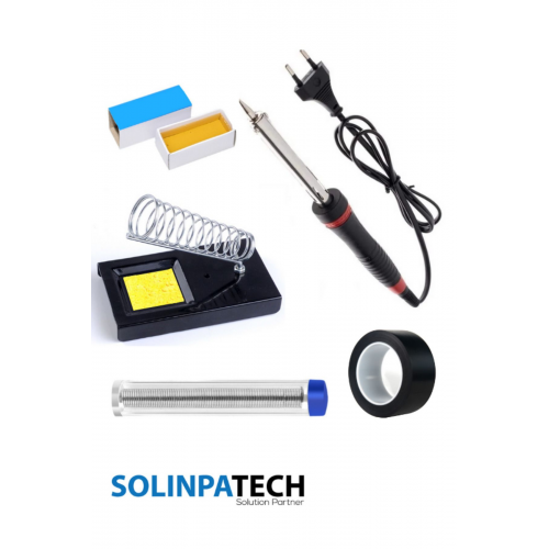 60w Profesyonel Yüksek Sıcaklığa Dayanıklı Resistörlü Kalem Havya Pasta Stand Lehim Bant