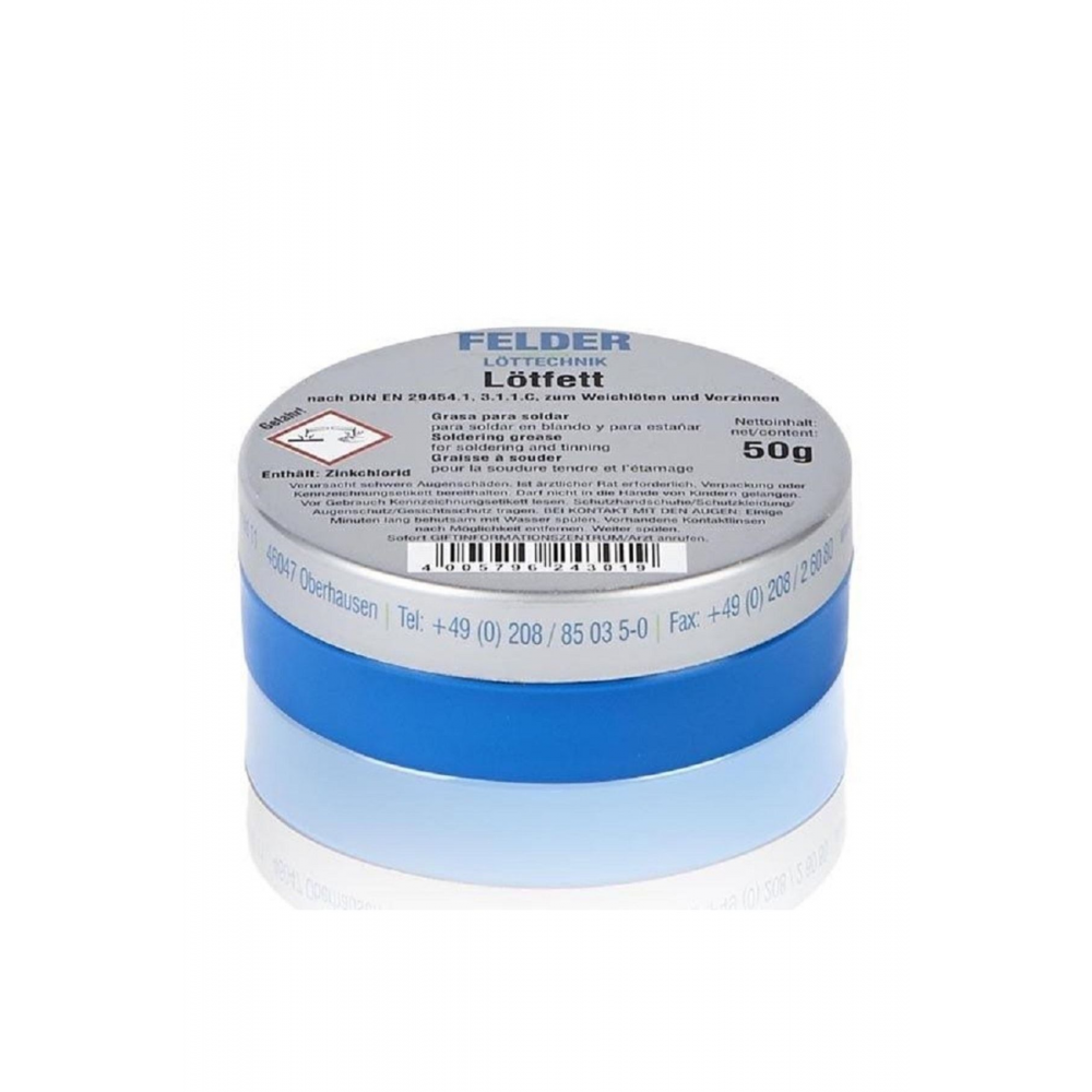 Felder Lötfett Havya Pastası 50 Gram Süper Kaliteli Elektronik Cihaz Lehimleme Pastası Taze