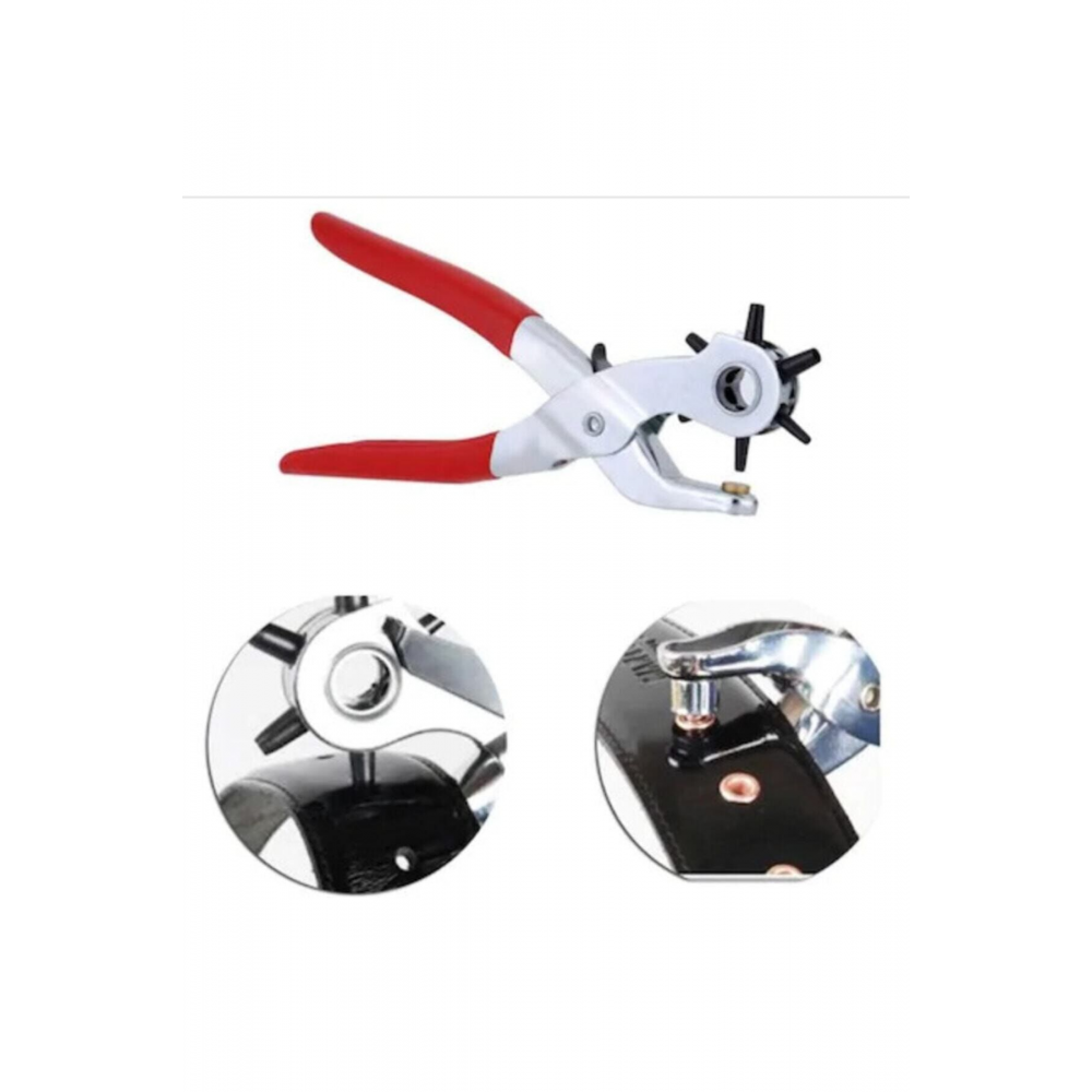 6 Farklı Boyutta Kemer Delme Pensesi Kemer Delici Delik Açıcı Şık