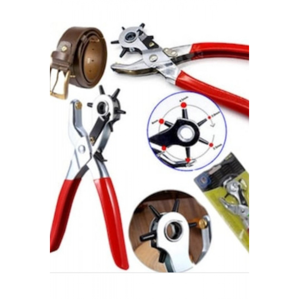 6 Farklı Boyutta Kemer Delme Pensesi Kemer Delici Delik Açıcı Şık