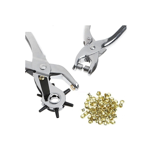 Kemer Delme Ve Perçin Pensesi Ikli Set Deri Plastik Delici - Kuzgun Ticaret