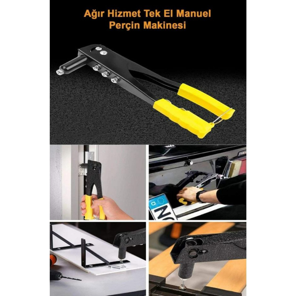 Profesyonel Perçin Tabancası Araç Koltuk Mobilya Perçin Hediyeli