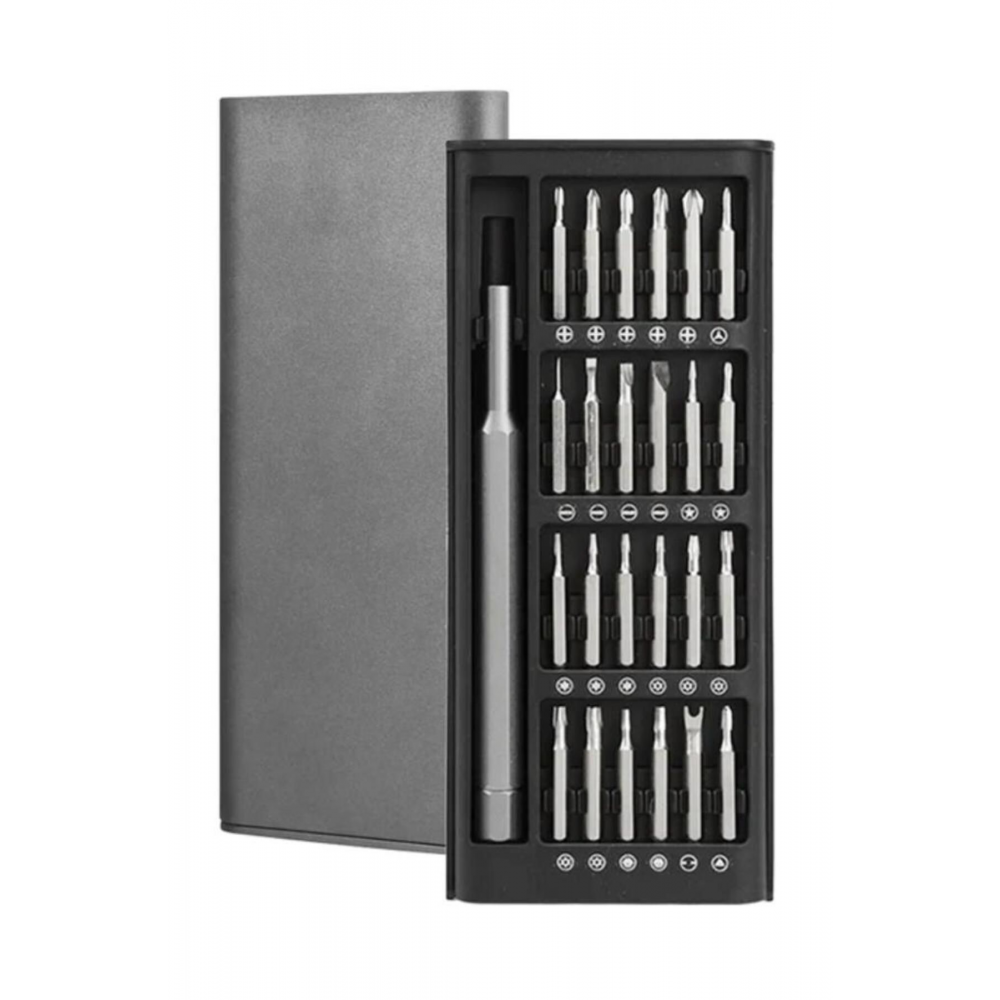 24 Parça Saatçi PC Gözlük Mıknatıslı Tornavida Seti Özel Kutulu