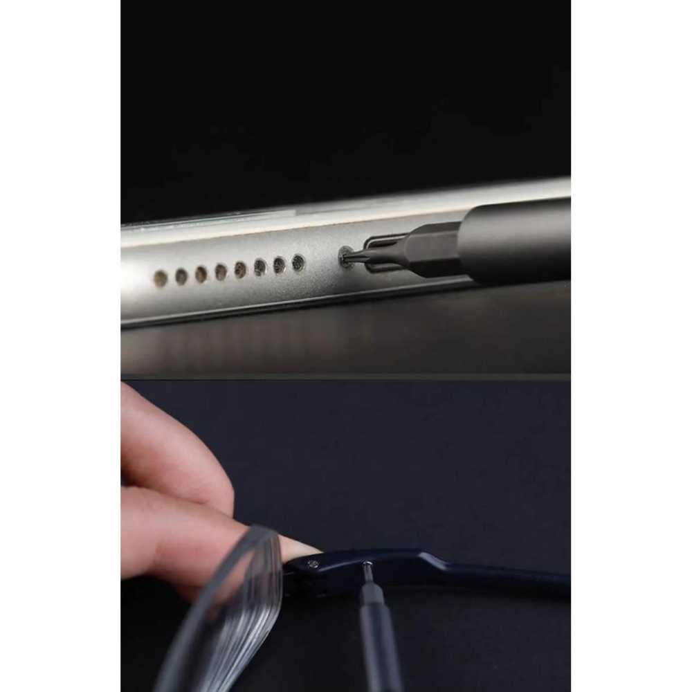 24 Parça Saatçi PC Gözlük Mıknatıslı Tornavida Seti Özel Kutulu