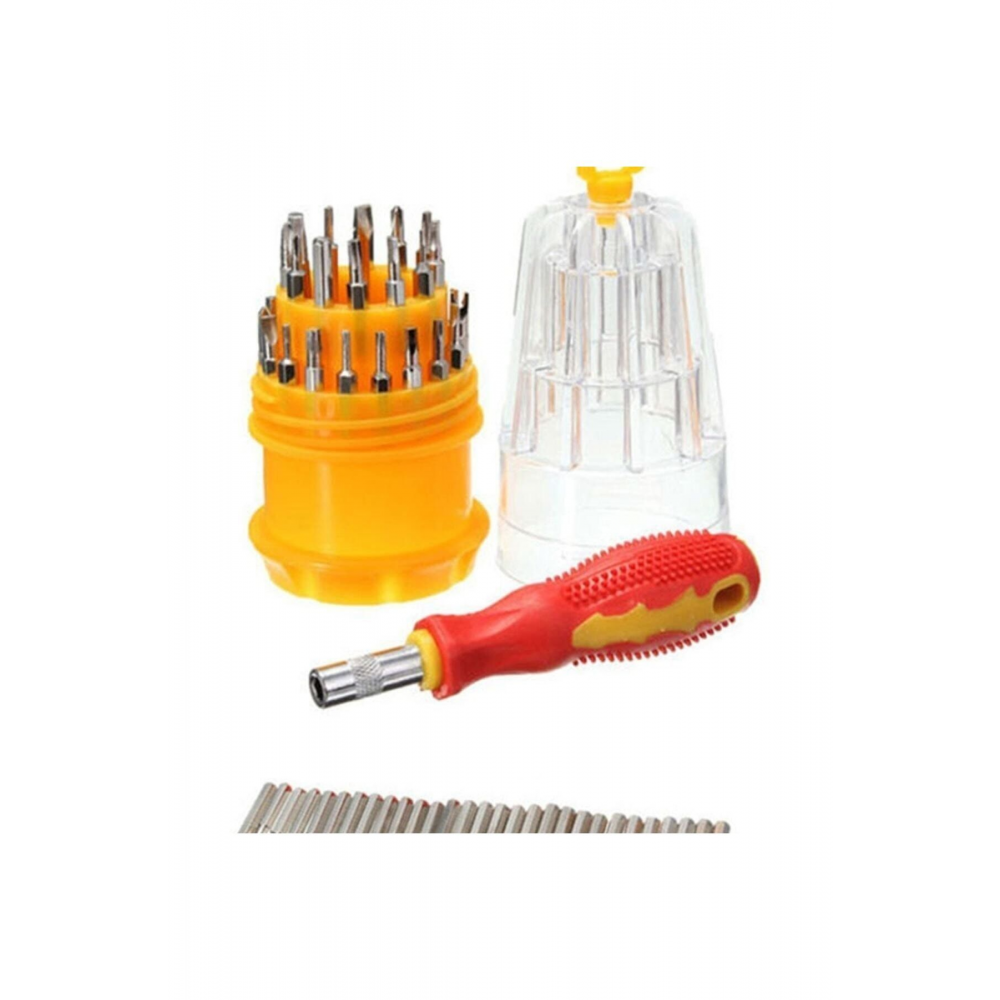 31 Parça Elektronik Saat Tamir Yumurta Tornavida Uç Seti Takımı