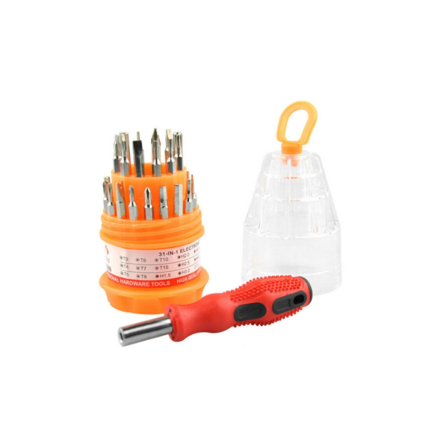 31 Parça Mıknatıslı Mini Tornavida Seti Çok Amaçlı Laptop Telefon Tamir Seti Vidalama