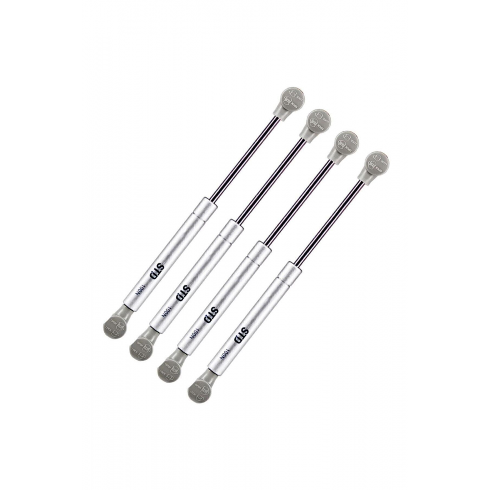 4 Adet Dolap Amortisörü Gazlı Piston Kapak Hidroliği 27 cm 100n