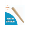Ahşap Sehpa Masa Puf Tabure Tv Ünitesi Ayağı Ayakları M8 Civatalı 35 Cm Bağlantı Aparatlı 8'li Set