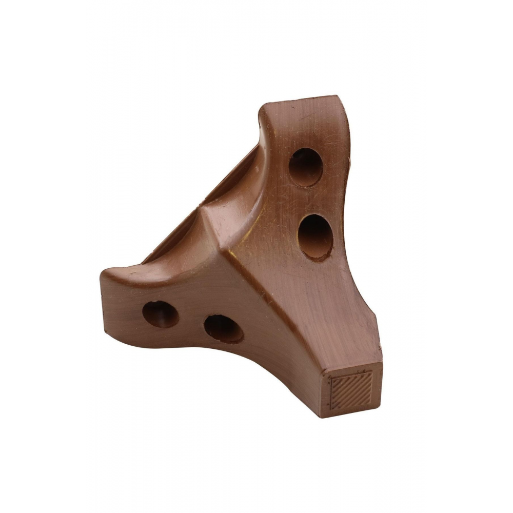 Inci Mobilya Sehpa Puf Masa Dolap Ayağı Kahverengi Ahşap Desenli Ayakları 8 Cm