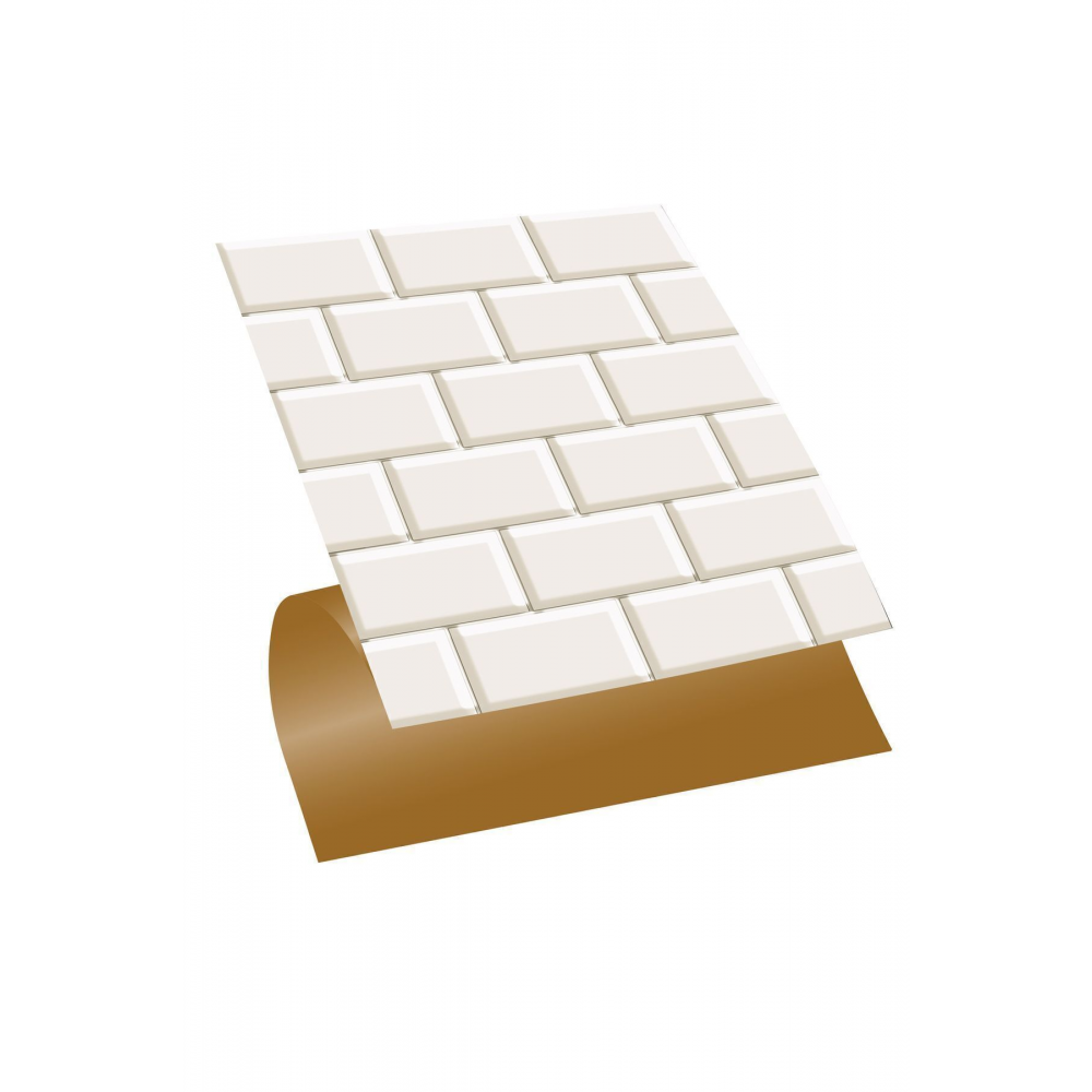 Kendinden Yapışkanlı Metro Karo Desenli Silinebilir Pvc Karo 30x30 Cm (11 ADET) 1m2