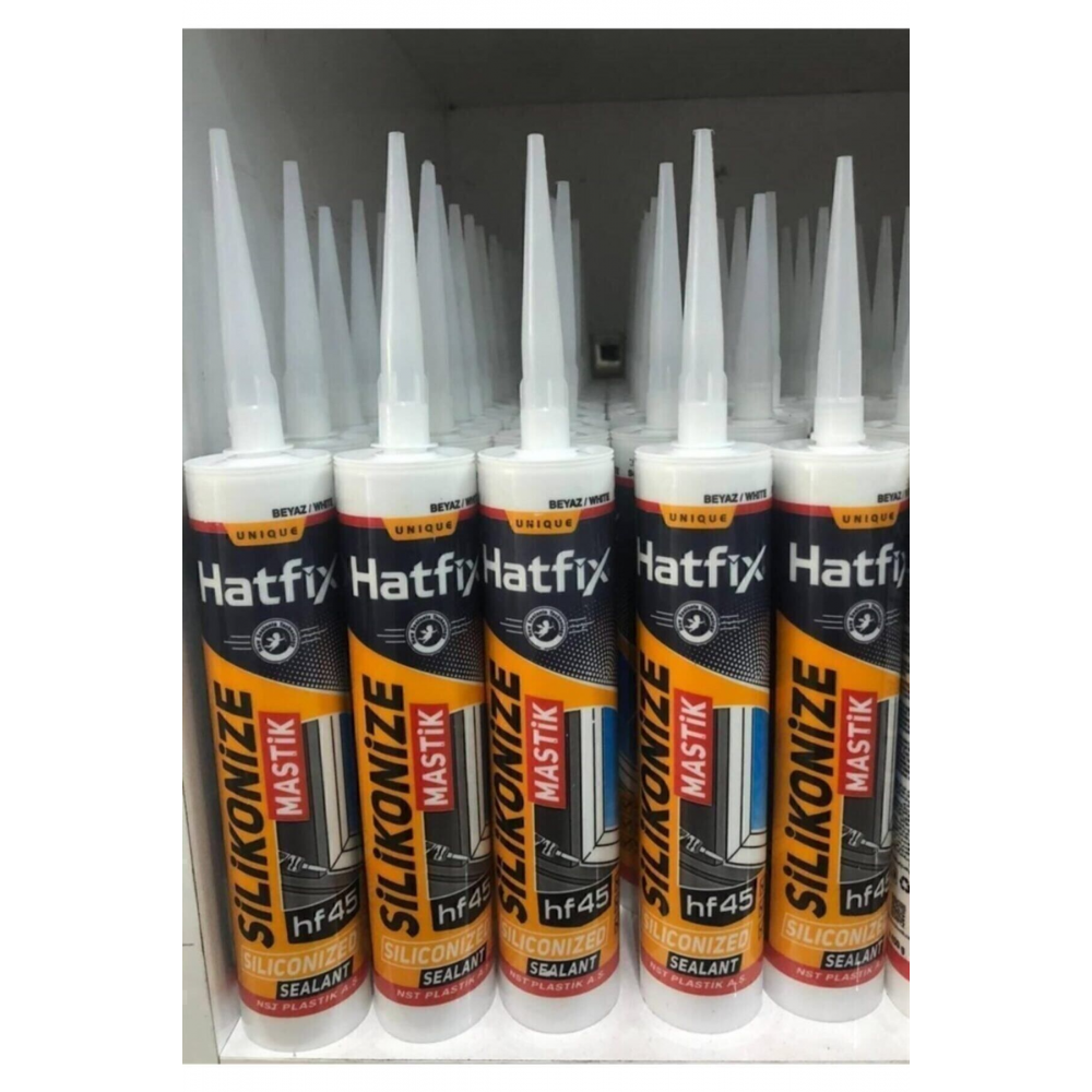 Silikonize Beyaz Mastik 450gr (hf-450)